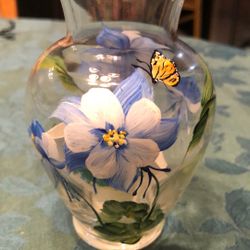 Small Hand Painted Vase