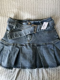 Denim Skirt New With Tag 