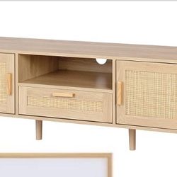 Rattan TV Console