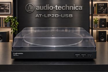 Audio-Technica AT-LP2D-USB Turntable Record Player - Brand New