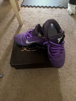 Nike Kobe Purple Basketball Sneakers with Box