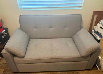 Loveseat pullout sofa