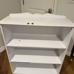 White Bookshelf 31x11.5x36