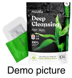 Nuubu Deep Cleansing Foot Pads for Stress Relief, Better Sleep & Foot Care