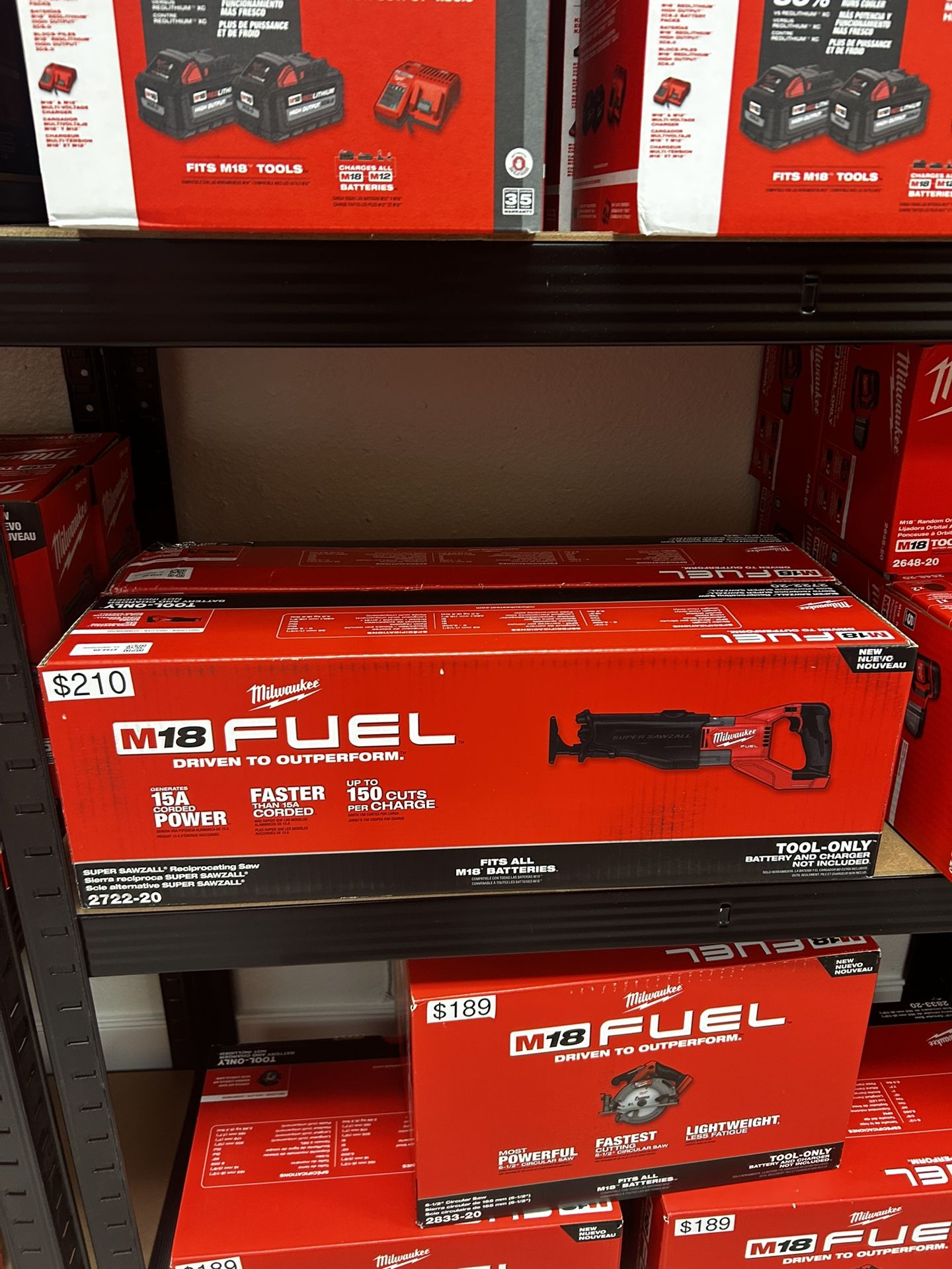 Milwaukee M18 Super Sawzall Reciprocating Saw