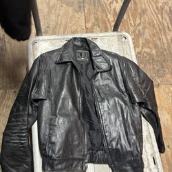 Vintage Women’s Leather Jacket Size 42