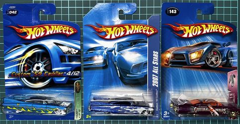 💥2004 Hot Wheels 59 Cadillac T-Hunt Crank ITZ