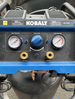 Kobalt quiet tech 26 gallon 150psi air compressor