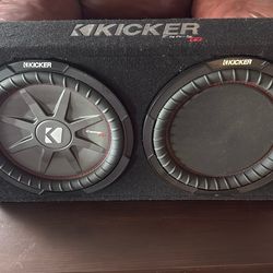 Kicker Comp RT Dual Subwoofer Box – Works Great 🔊