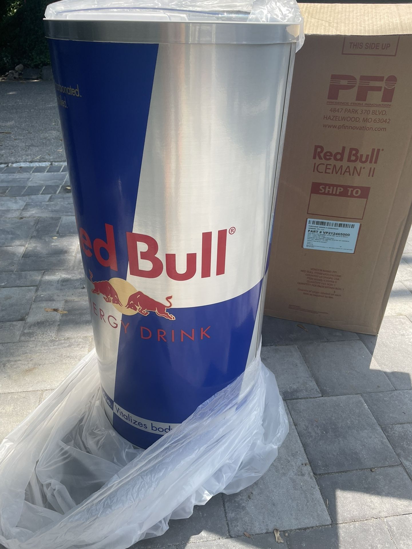 Red Bull Ice Barrel Cooler
