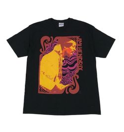 Vintage Jimi Hendrix Shirt Mens Large L Experience Rock Band Concert Psychedelic