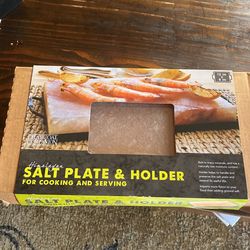 Salt Plate And Holder 