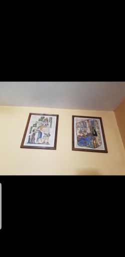 Egyptian Hand Painted