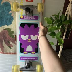 Girl Andrew Brophy Sanrio Badtz-Maru Skateboard 