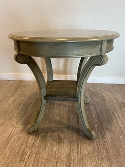Side table grayish green