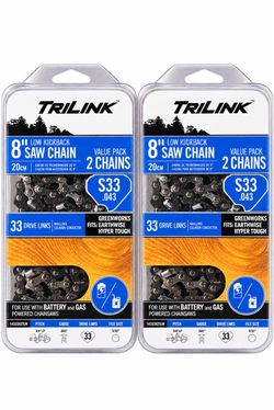 TriLink 8" Saw Chain Value Pack – 2 Packs