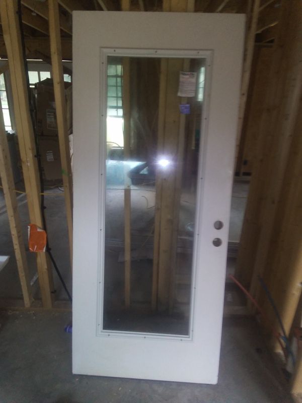 New Fiberglass Exterior Door 36&quot; x 79 1/2&quot; for Sale in
