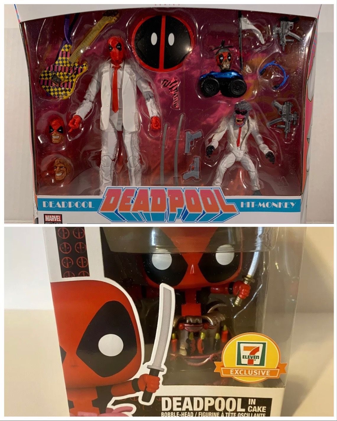 Deadpool Funko Pop and Marvel Legends Hit Monkey 2-pack