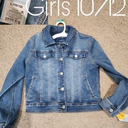 Girls Size 10/12 Jean Jacket New!!