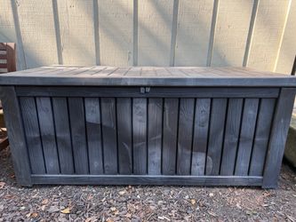 Large Deck Box.  Good Condition!  Ready for Pickup