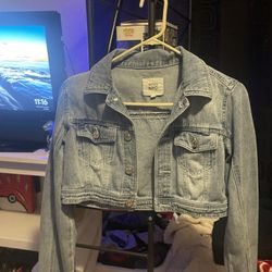 cropped jean jacket 