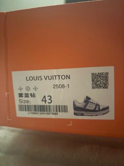 Blue Louis Vuitton shoes