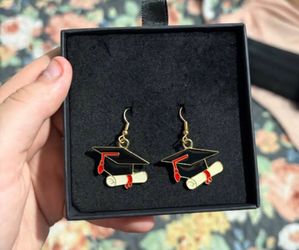 Graduation earrings