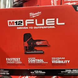 Milwaukee M12 Fuel Jigsaw Tool Only New $140 Firm Pick Up Only