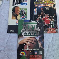 Super Nintendo Sport Booklet 