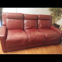 Free Leather Electric Recliner Couch