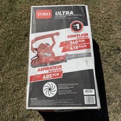 Toro Ultra Electric Handheld Leaf Blower/Vacuum 