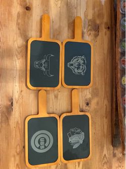 Chicago Sports Individual Chacuitare Boards (set of 4)