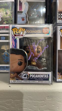 Pocahontas autographed Funko Pop
