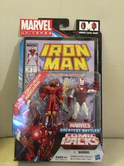 Marvel Iron Man comic packs