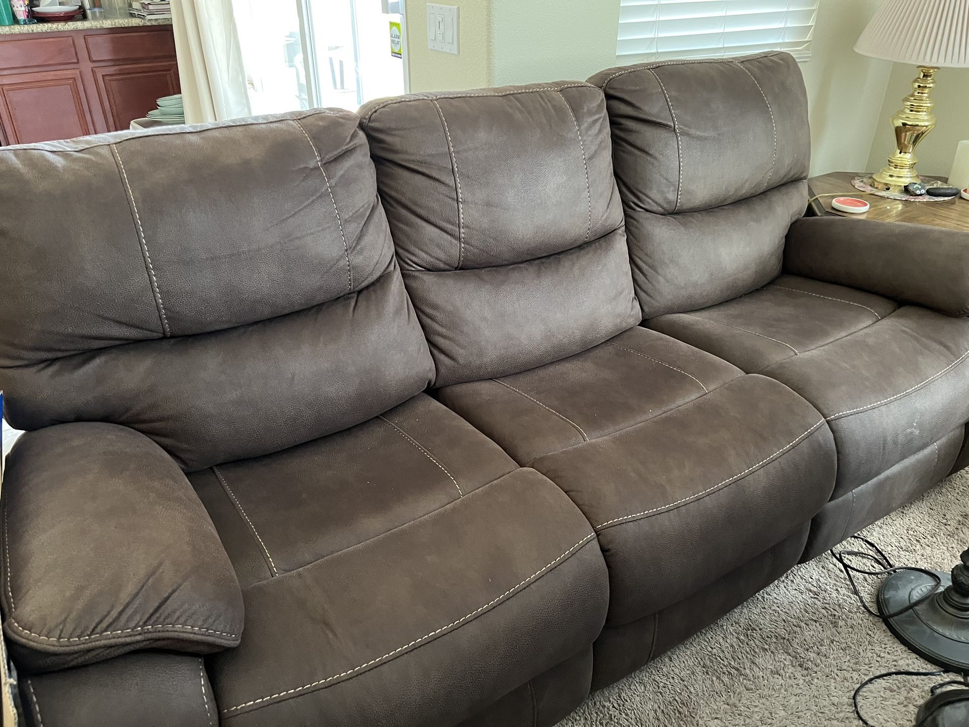 Sofa And Over Stuffed Chair