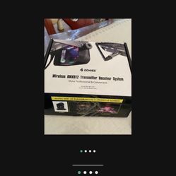 Donner Wireless DMX Controller with 3 Receiver Built-in Battery & 1 Transmitter DMX512 Wireless Rechargeable Transmitter & Light Dome & Receiver DJ 2.