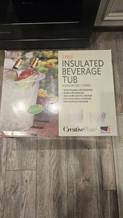 Insulated beverage tub.
