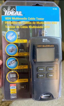 IDEAL- VDV MULTIMEDIA CABLE TESTER. NEW