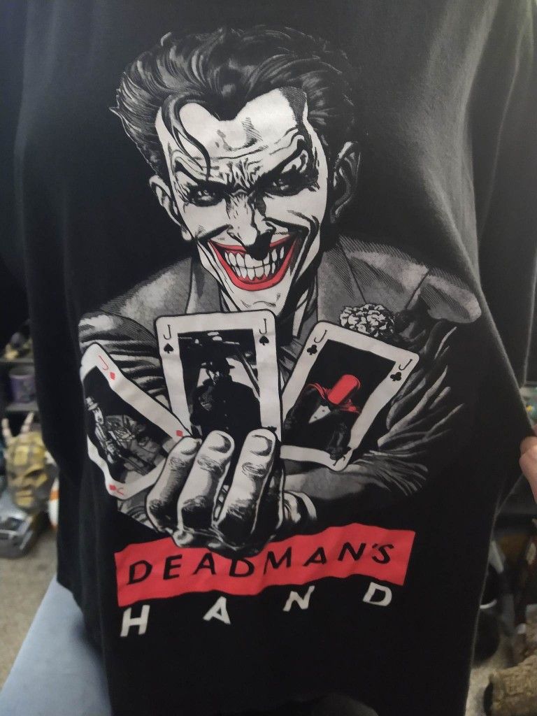 Joker dead man's hand shirt hot sale