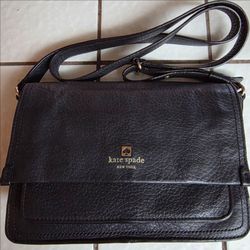 Kate Spade Black Leather Crossbody Bag