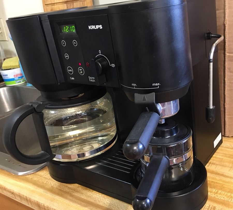 Krups 867-42 Il Caffe Bistro 10-Cup Coffee/4-Cup Espresso Maker,  DISCONTINUED