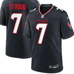 NEW! C.J. Stroud Houston Texans Game Jersey - Navy XL