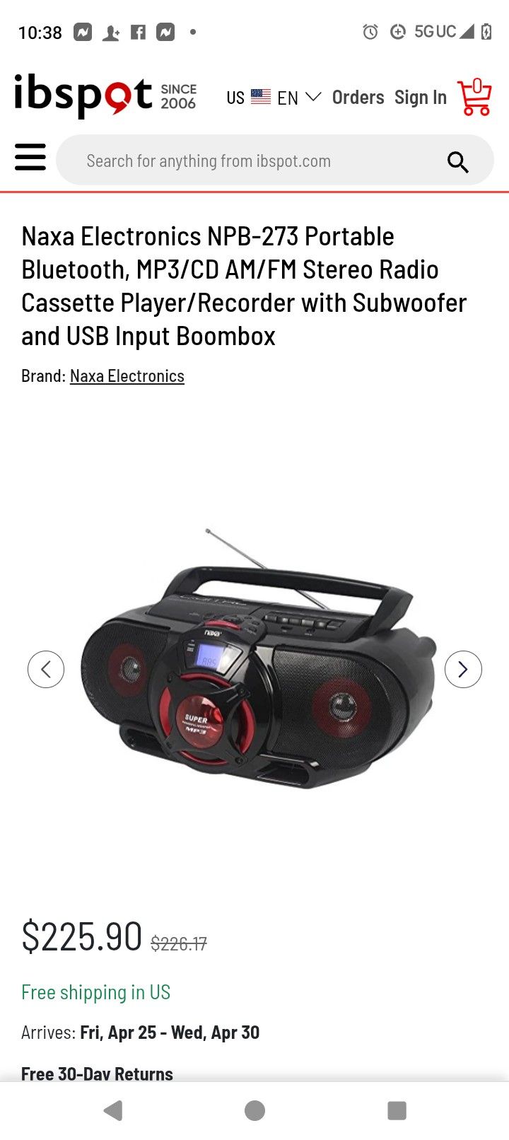 Radio, Cassette And Cd