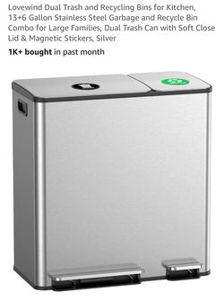 Dual trash can