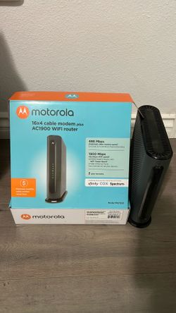 Motorola MODEL MG7550 cable modem router