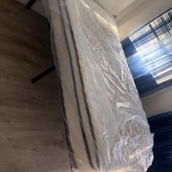 Two Twin Bed And Frames 