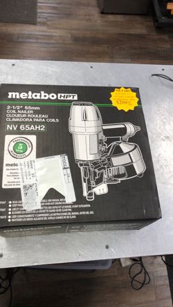 1003 Metabo HPT NV65AH2 2-1/2" Coil Nailer 71914