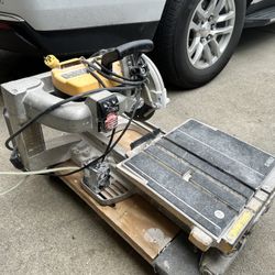 Tile Saw deWalt