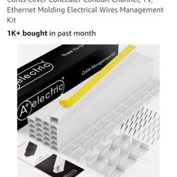 Electrical Cord Covers In White
