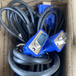 25 VGA CABLES BRAND NEW AND USED